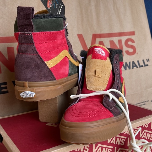 Vans Sk8-Hi 46 MTE Dx Poinsettia /Forest Night sneakers WMNS boots - Picture 10 of 16